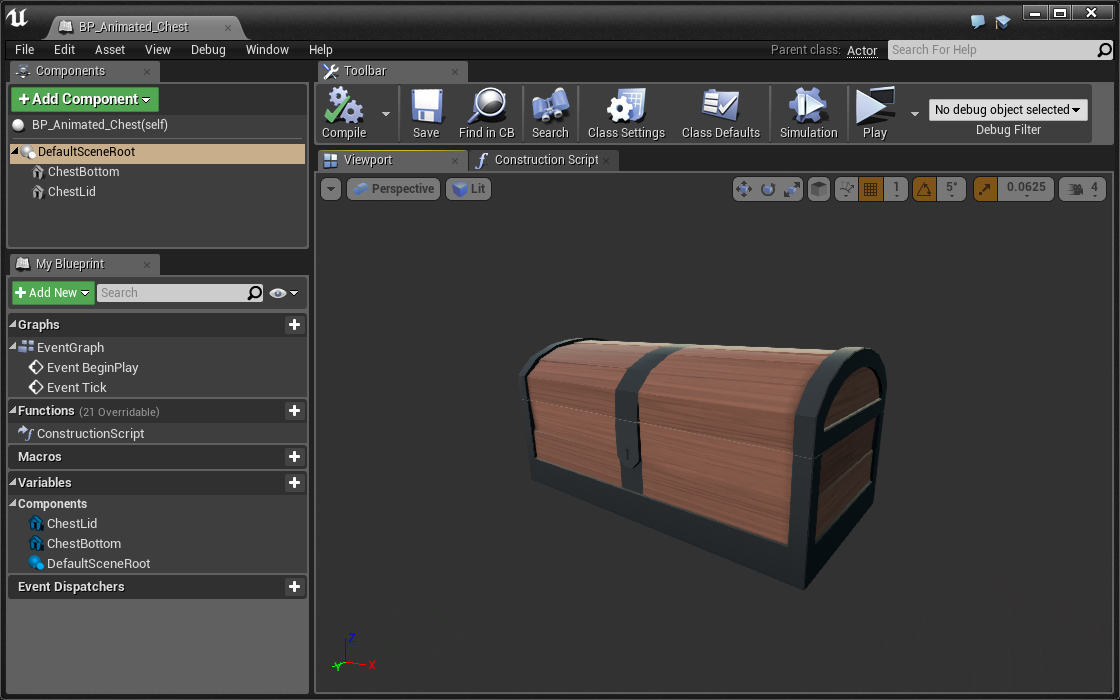 Chest in Viewport